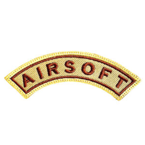 Patch Bordado Manicaca Airsoft Tan