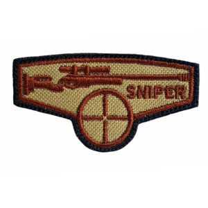 Patch Bordado Tipo Brevê Sniper Tan