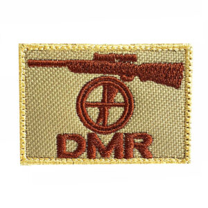 Patch Bordado DMR - Retangular Tan