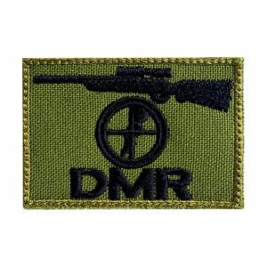 Patch Emborrachado DMR Airsoft Verde