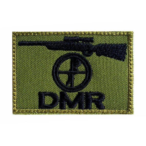 Patch Bordado DMR - Retangular Verde