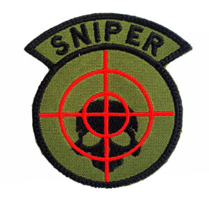 Patch Bordado Sniper Verde