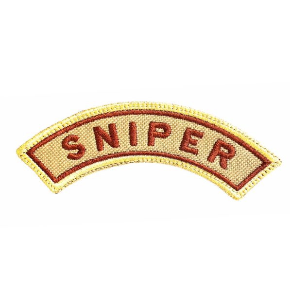 Patch Bordado Manicaca Sniper Tan