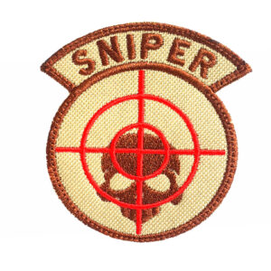 Patch Bordado Sniper Tan