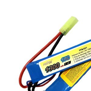 Bateria LiPO 7.4V 1.300mAh / 15C - Feasso FFB021