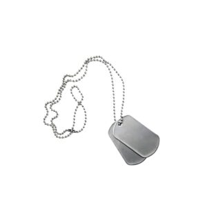 Plaqueta de Identificação Militar Dog Tag