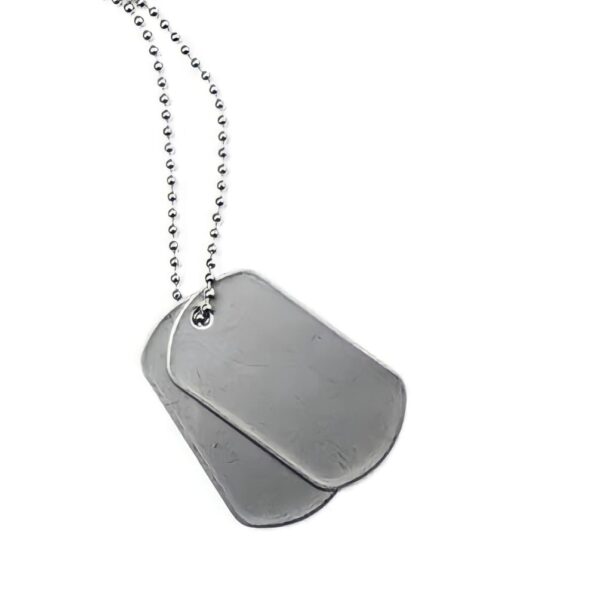 Plaqueta de Identificação Militar Dog Tag