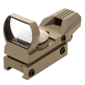 Mira Red Dot Mod Tasco 1x32 p/ Trilho 22mm - Tan