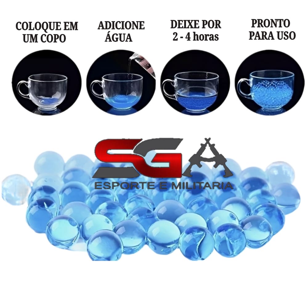 Orbeez / Bolinhas de Gel 5.000 un (Azul) - Imagem 2