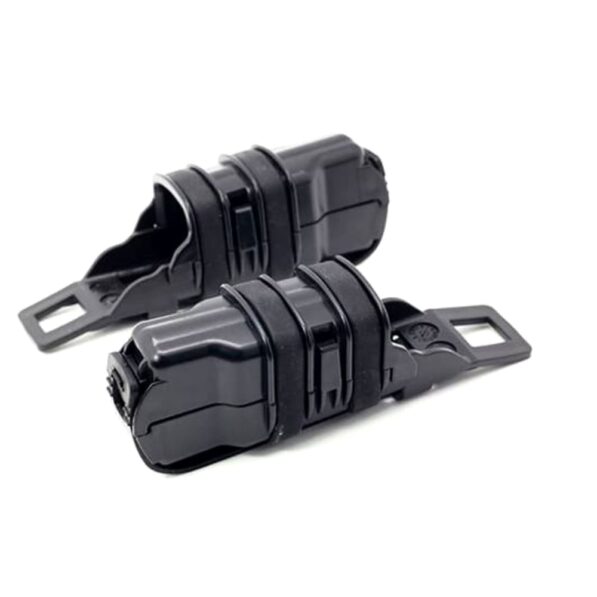 Porta Carregador Duplo Pistola Rigido Modular- Preto