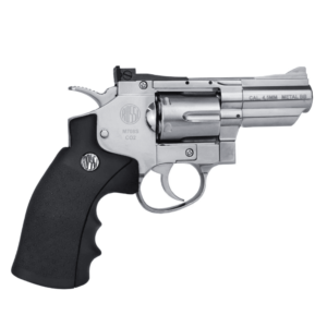 Airgun Revolver Niquelado Full Metal 708S 2POL CO2 4,5mm