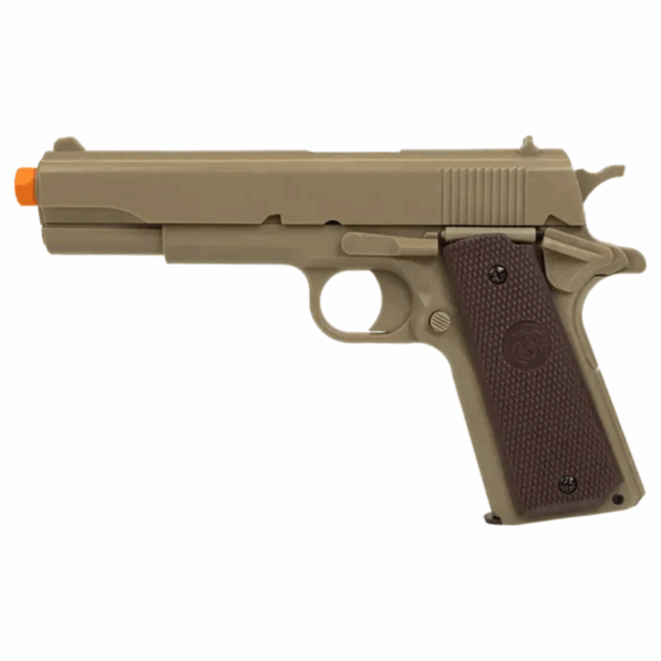 Airsoft Pistola KWC 1911 TAN 6MM - Springer - Image 4