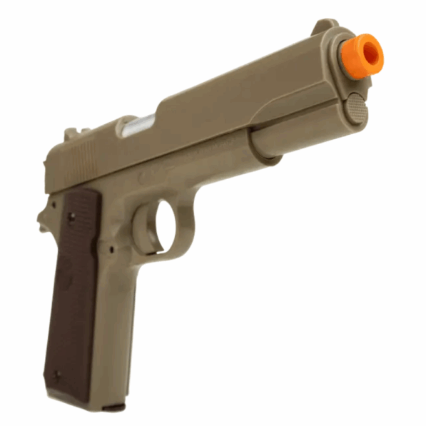 Airsoft Pistola KWC 1911 TAN 6MM - Springer - Image 2