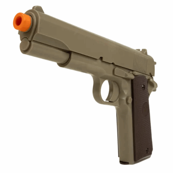 Airsoft Pistola KWC 1911 TAN 6MM - Springer - Image 5