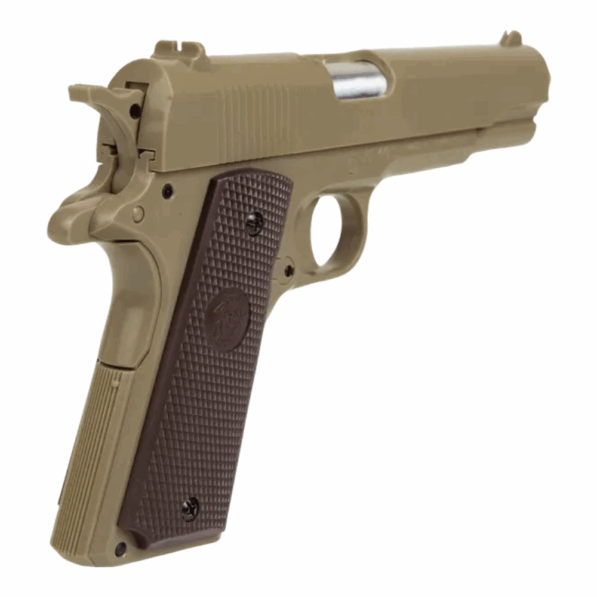 Airsoft Pistola KWC 1911 TAN 6MM - Springer - Image 3