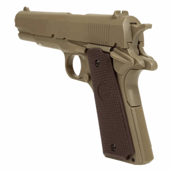 Airsoft Pistola KWC 1911 TAN 6MM - Springer - Image 6