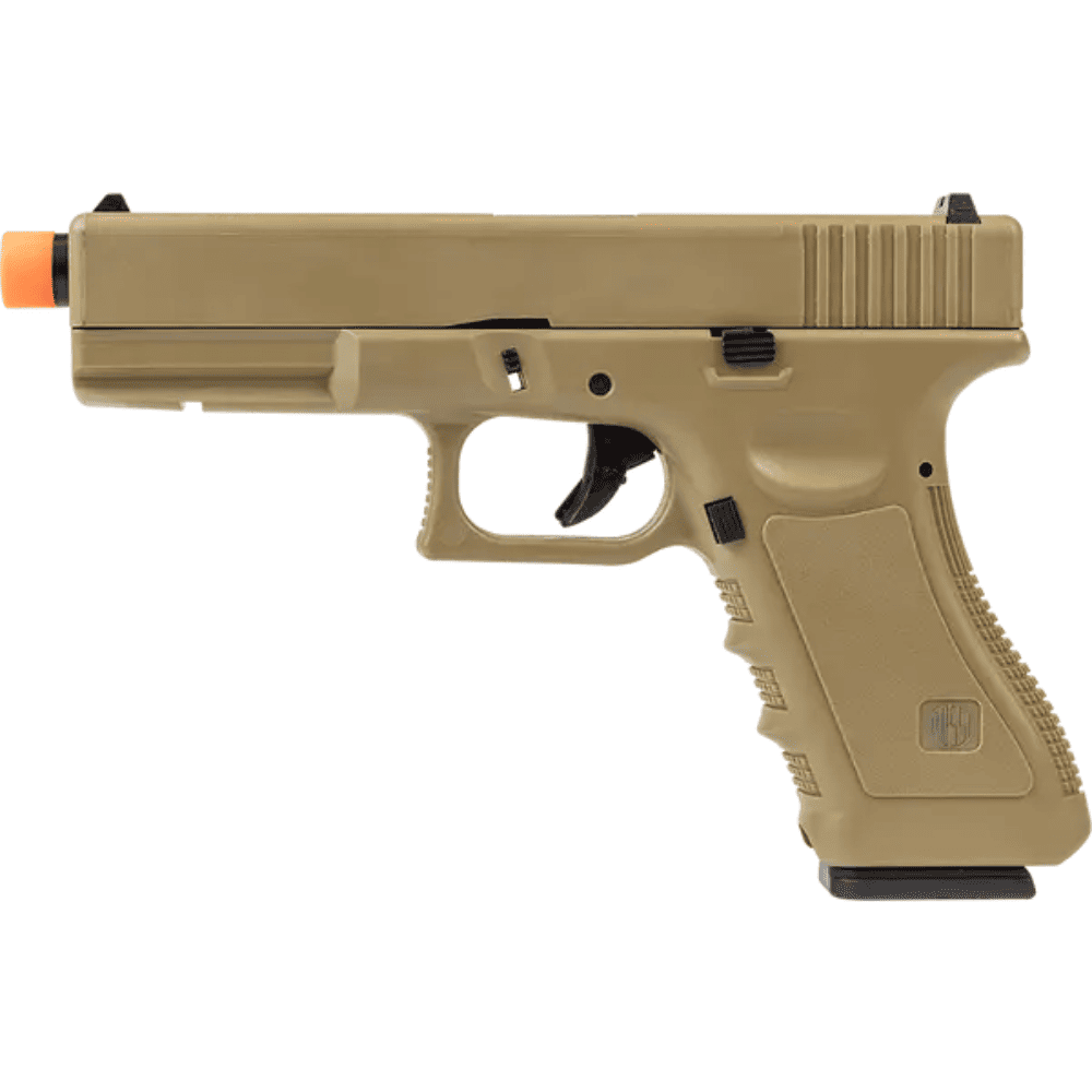 Airsoft Pistola VG V17 Tan Gás Blowback 6.0mm CB898 - Imagem 3