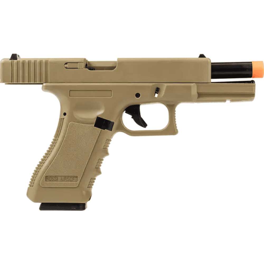 Airsoft Pistola VG V17 Tan Gás Blowback 6.0mm CB898 - Imagem 2