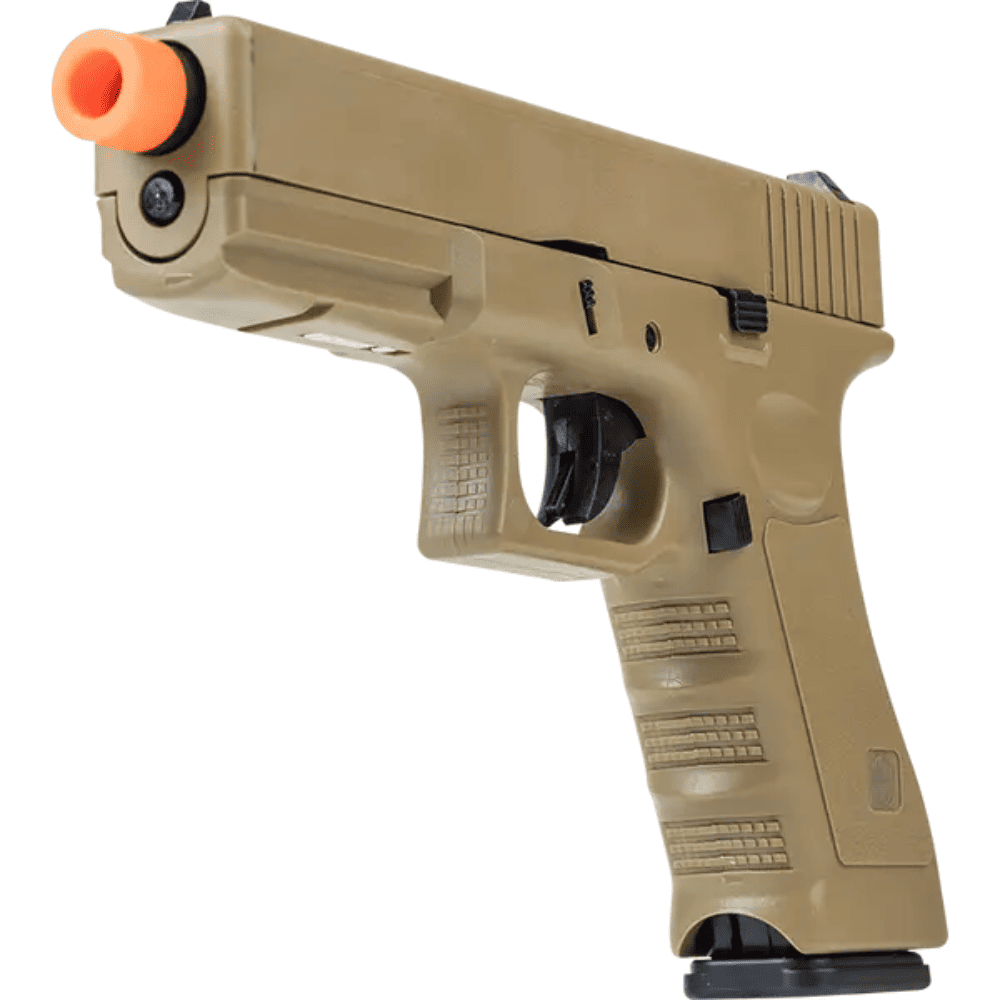 Airsoft Pistola VG V17 Tan Gás Blowback 6.0mm CB898 - Imagem 5