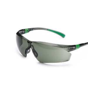 Óculos de Segurança Mod 506UP c/ Lente Verde G15 UV400 e Armação Preto/Verde - UNIVET