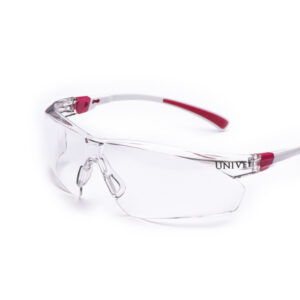 Óculos de Segurança Mod 506UP c/ Lente Transparente e Armação Branco/Rosa - UNIVET