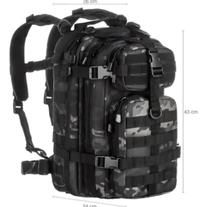 MOCHILA INVICTUS ASSAULT 2.0 WARSKIN BLACK