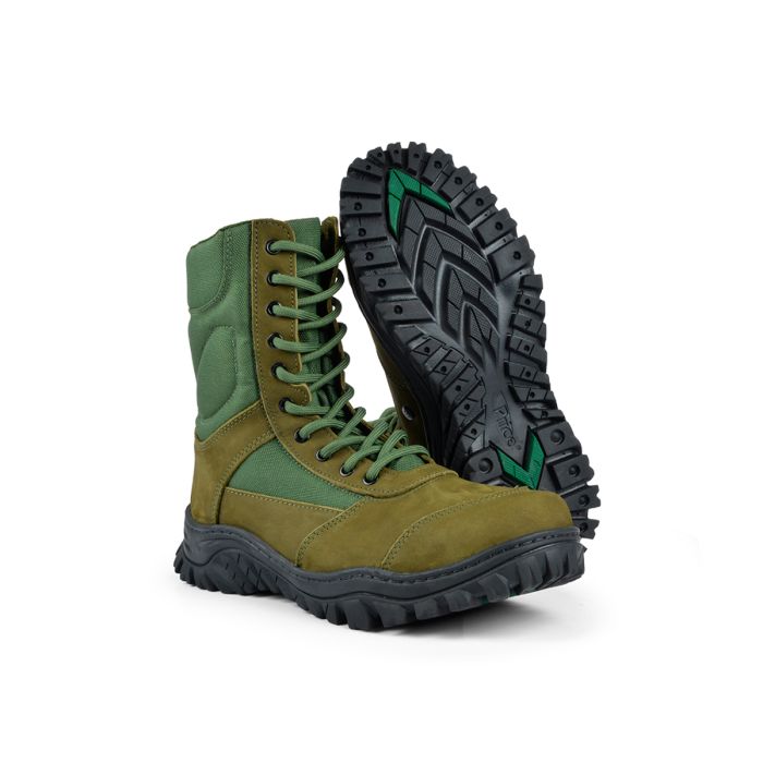 Coturno Militar Exército Selva Verde Zíper - Coyote