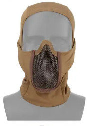 Balaclava Com Tela De Proteção - Tan