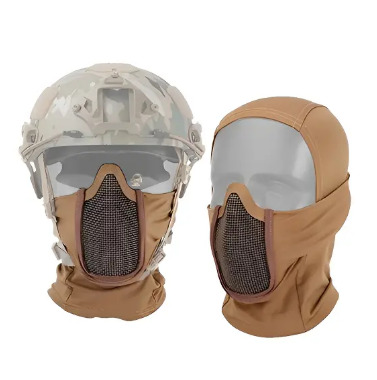 Balaclava Com Tela De Proteção - Tan - Imagem 3