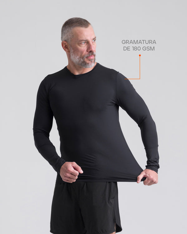 Camisa Segunda Pele Invictus Shade Masculina Preto - Imagem 2