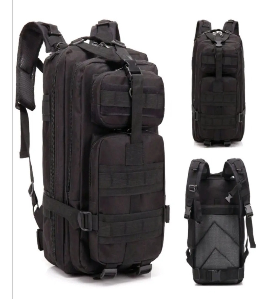 Mochila Tática Assault 30L Preta