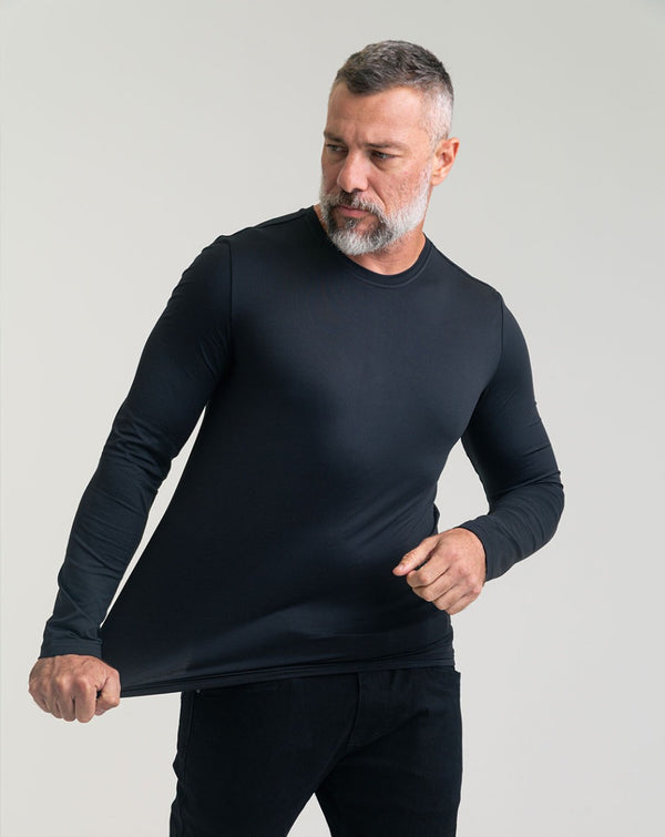 Camisa Segunda Pele Invictus THERMO Masculino Preto