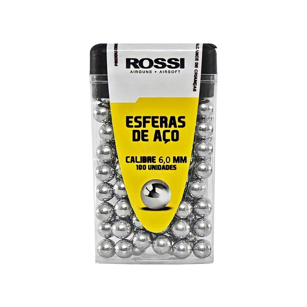 Esfera de Aço 6,0 mm 100un Rossi